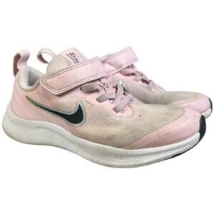 Nike Star Runner 2 Kid Girls Size 12 Pink White Running Shoe Athletic Comfort